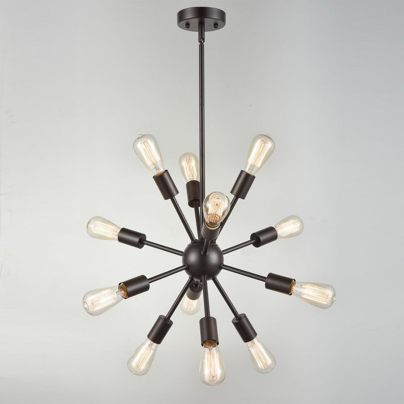 Caserta Sputnik Chandelier Metal 12-Light Ceiling Light Foyer Pendant LED ORB Chandelier Lighting