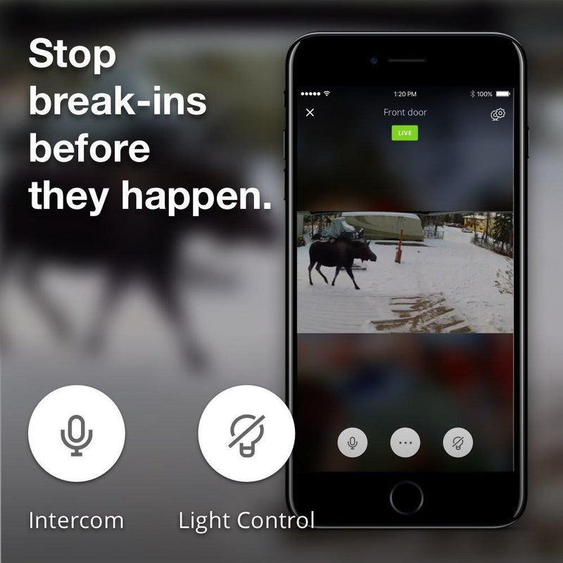 Maximus Video Security Camera & Outdoor Light- Traditional - Compatible with Alexa