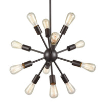Caserta Sputnik Chandelier Metal 12-Light Ceiling Light Foyer Pendant LED ORB Chandelier Lighting
