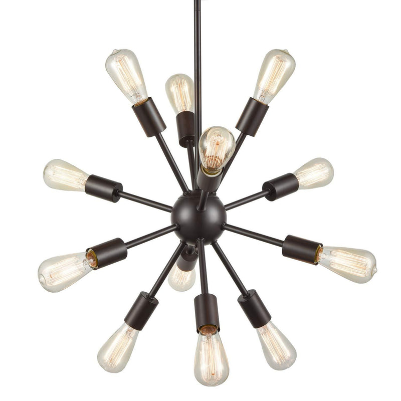 Caserta Sputnik Chandelier Metal 12-Light Ceiling Light Foyer Pendant LED ORB Chandelier Lighting