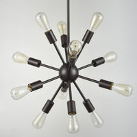 Caserta Sputnik Chandelier Metal 12-Light Ceiling Light Foyer Pendant LED ORB Chandelier Lighting