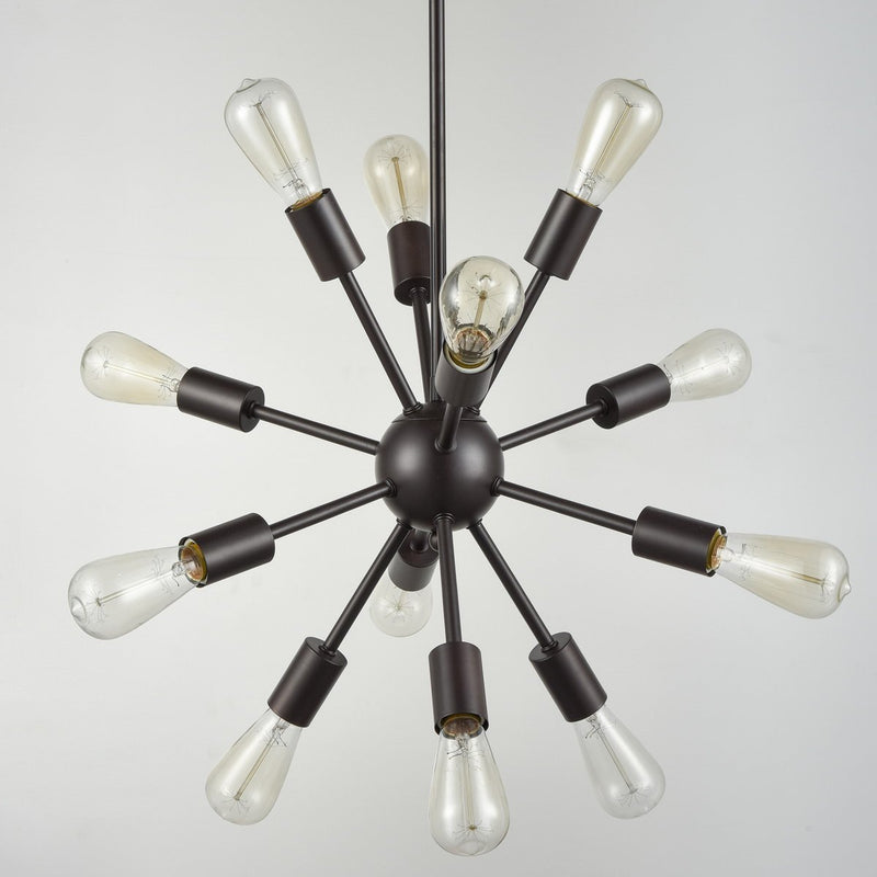 Caserta Sputnik Chandelier Metal 12-Light Ceiling Light Foyer Pendant LED ORB Chandelier Lighting