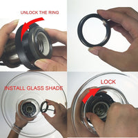 Imola Industrial Edison Vintage Style 1-Light Pendant Glass Hanging Light ( Antique Bronze )