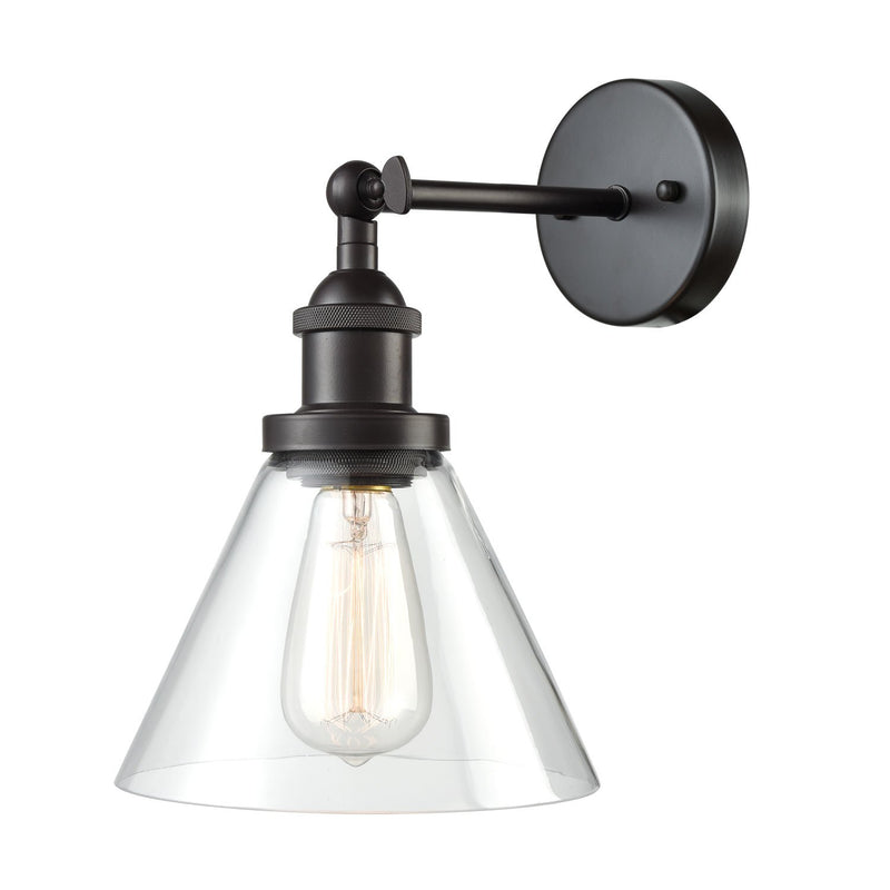 Plug In Wall Sconce Oil Rubbed Bronze with On/Off Switch Set of 2