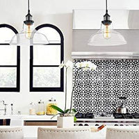 Imola Industrial Edison Vintage Style 1-Light Pendant Glass Hanging Light ( Antique Bronze )