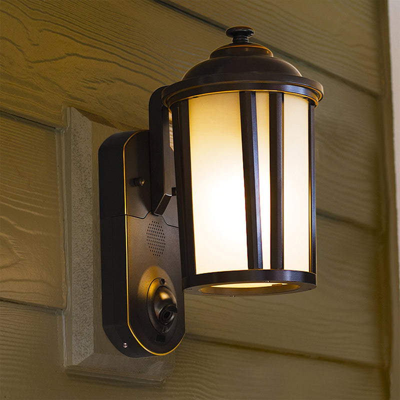 Maximus Video Security Camera & Outdoor Light- Traditional - Compatible with Alexa