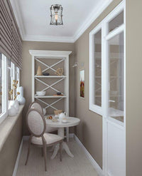 Antique Silver Lantern Cage Flush Mount Ceiling Lights