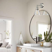 Plug In Wall Sconce Brushed Nickel with On/Off Switch Set of 2