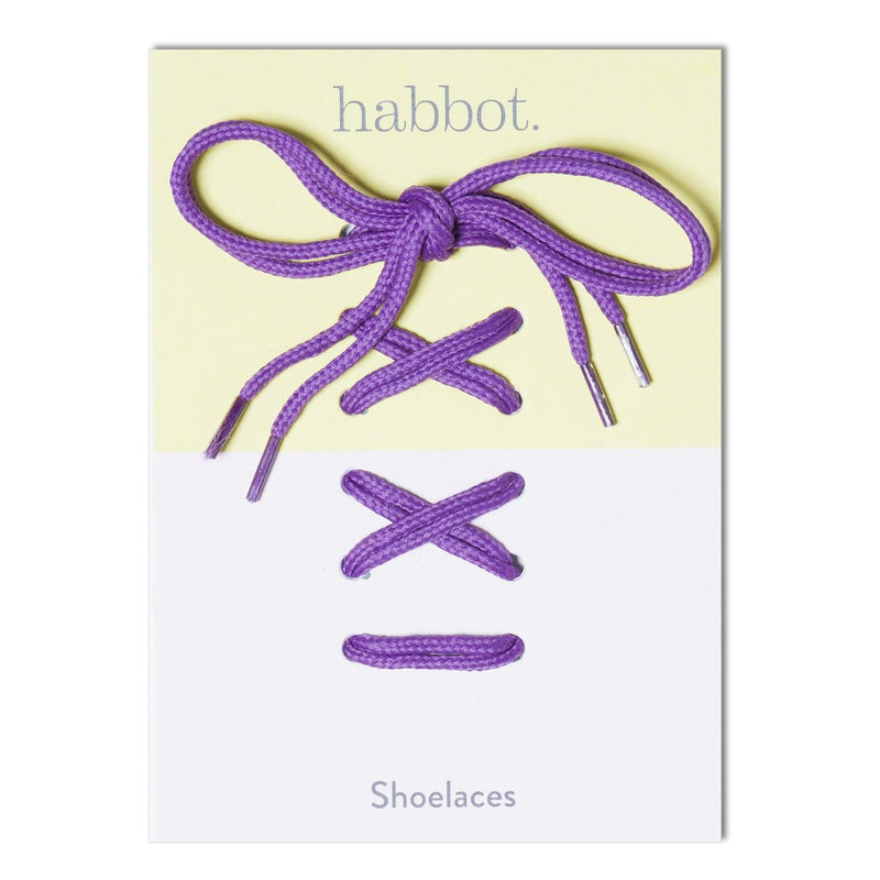 shoe laces - purple
