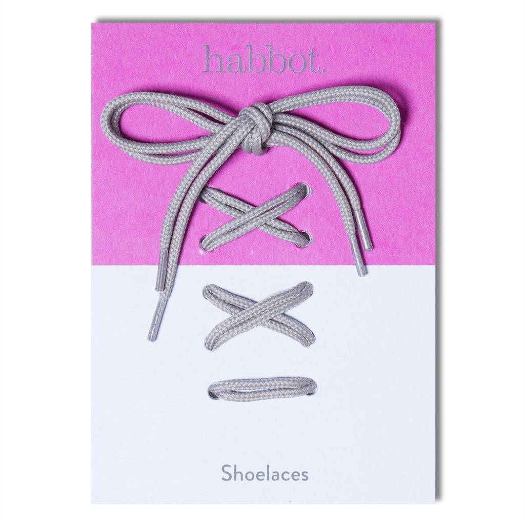 shoe laces - dark grey