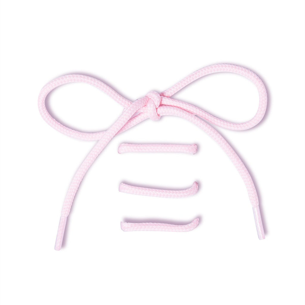 shoe laces - light pink